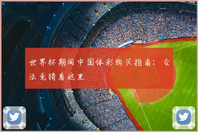 世界杯期间中国体彩购买指南：合法竞猜看这里