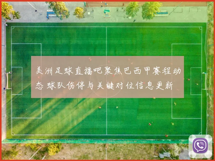 美洲足球直播吧聚焦巴西甲赛程动态 球队伤停与关键对位信息更新